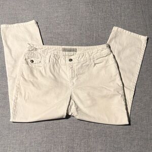 Chicos Sz 2 Platinum White Jean. Ultimate Fit, Excellent Condition